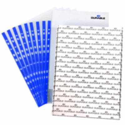 ΖΕΛΑΤΙΝΕΣ ΜΕ ΤΡΥΠΕΣ DURABLE ΜΠΛΕ Α4 ΑΝΩ