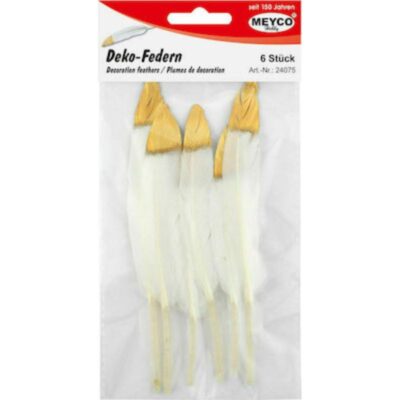 ΦΤΕΡΑ ΜΕΤΑΛΙΖΕ 10-15cm ΛΕΥΚΑ (6τμχ)