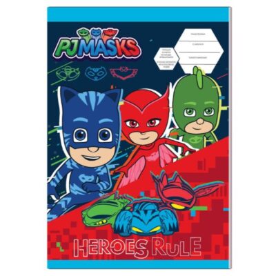 ΤΕΤΡΑΔΙΟ ΚΑΡΦΙΤΣΑ 17Χ25 40Φ. PJ MASKS (484186)
