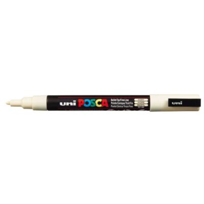 ΜΑΡΚΑΔΟΡΟΣ UNI BALL POSCA PC- 5M 1.8 - 2.5mm IVORY