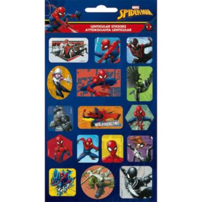 ΑΥΤΟΚΟΛΛΗΤΑ LENTICULAR SPIDERMAN (777-51415)