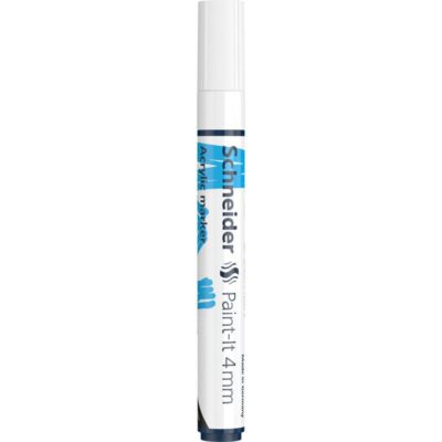 ΜΑΡΚΑΔΟΡΟΣ SCHNEIDER 320 ΑΚΡΥΛΙΚΟΣ PAINT-IT 4mm WHITE