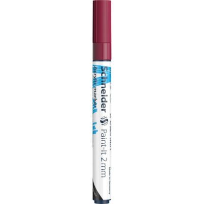 ΜΑΡΚΑΔΟΡΟΣ SCHNEIDER 310 ΑΚΡΥΛΙΚΟΣ PAINT-IT 2mm BURGUNDY