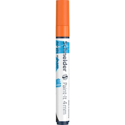ΜΑΡΚΑΔΟΡΟΣ SCHNEIDER 320 ΑΚΡΥΛΙΚΟΣ PAINT-IT 4mm ORANGE