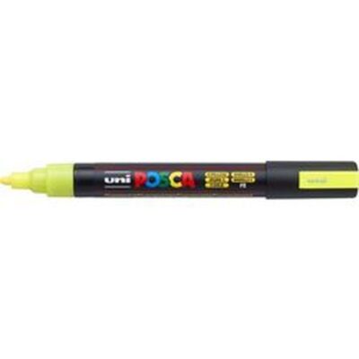 ΜΑΡΚΑΔΟΡΟΣ UNI BALL POSCA PC- 5M 1.8 - 2.5mm ΦΩΣΦΟΡΟΥΧΟ ΚΙΤΡΙΝΟ
