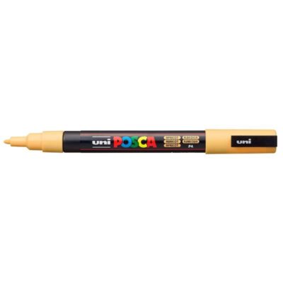 ΜΑΡΚΑΔΟΡΟΣ UNI BALL POSCA PC- 5M 1.8 - 2.5mm APRICOT