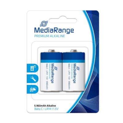 ΜΠΑΤΑΡΙΕΣ ΑΛΚΑΛΙΚΕΣ MEDIARANGE 1.5 V LR14 (2 τμχ) (MRBAT108)