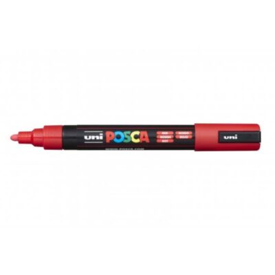 ΜΑΡΚΑΔΟΡΟΣ UNI BALL POSCA PC- 5M 1.8 - 2.5mm ΚΟΚΚΙΝΟ