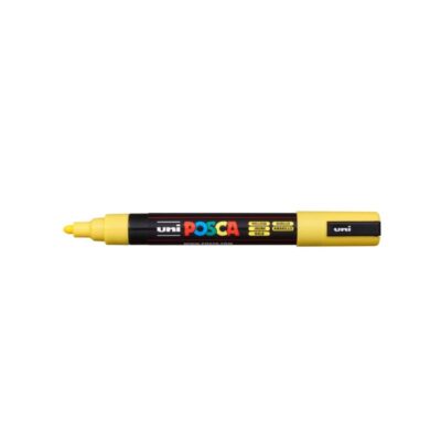 ΜΑΡΚΑΔΟΡΟΣ UNI BALL POSCA PC- 5M 1.8 - 2.5mm ΚΙΤΡΙΝΟ