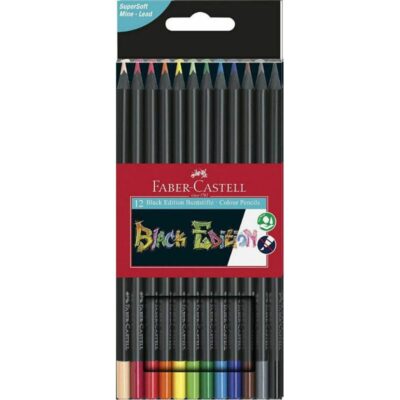 ΞΥΛΟΜΠΟΓΙΕΣ FABER-CASTELL (12 τμχ) BLACK EDITION (116412)