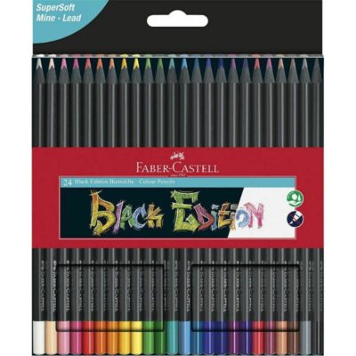 ΞΥΛΟΜΠΟΓΙΕΣ FABER-CASTELL (24 τμχ) BLACK EDITION (116424)