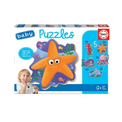 ΠΑΖΛ EDUCA 12 MONTHS SEA ANIMALS (18058)