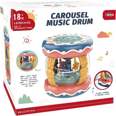 ΚΑΡΟΥΣΕΛ ΜΕ ΦΩΣ ΚΑΙ ΜΟΥΣΙΚΗ 19.5 Χ 19.5 Χ 19.5cm LUNA (621836)