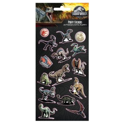 ΑΥΤΟΚΟΛΛΗΤΑ PUFFY 10 Χ 22cm JURASSIC (570773)
