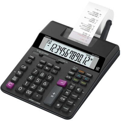 ΑΡΙΘΜΟΜΗΧΑΝΗ CASIO HR-200RCE 12 ΨΗΦΙΩΝ ΕΚΤΥΠΩΣΗΣ 31.3X19.5X6.5cm (ΜΠΑΤΑΡΙΑΣ)