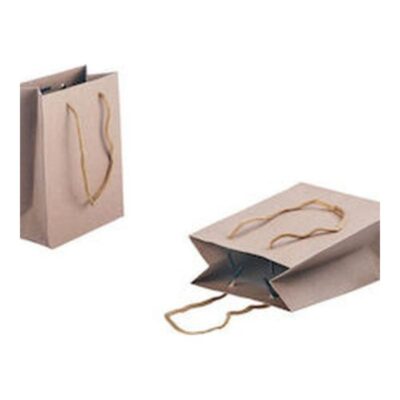 ΤΣΑΝΤΑ ΚΟΡΔΟΝΙ 10 Χ 5.5 Χ 14 ΠΛΑΣ/ΝΗ ΓΚΡΙ (25 τμχ) (182981)