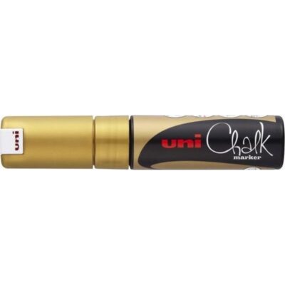 ΜΑΡΚΑΔΟΡΟΣ UNI BALL POSCA PWE - 8K 8.0mm CHALK ΧΡΥΣΟ