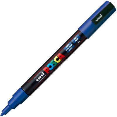 ΜΑΡΚΑΔΟΡΟΣ UNI BALL POSCA PC- 3M 0.9 - 1.3mm BLUE