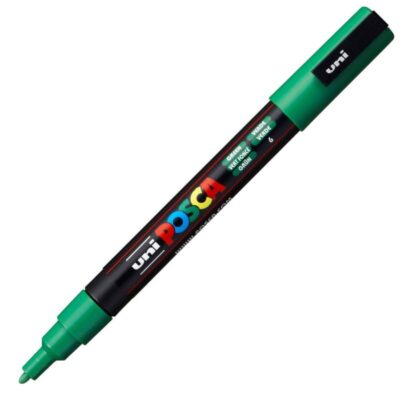 ΜΑΡΚΑΔΟΡΟΣ UNI BALL POSCA PC- 3M 0.9 - 1.3mm GREEN