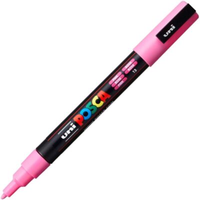 ΜΑΡΚΑΔΟΡΟΣ UNI BALL POSCA PC- 3M 0.9 - 1.3mm PINK
