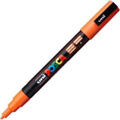 ΜΑΡΚΑΔΟΡΟΣ UNI BALL POSCA PC- 3M 0.9 - 1.3mm ORANGE