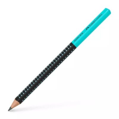 ΜΟΛΥΒΙ FABER-CASTELL 2001 GRIP JUMBO ΔΙΧΡΩΜΟ ΜΑΥΡΟ/ΤΙΡΚΟΥΑΖ (511912)