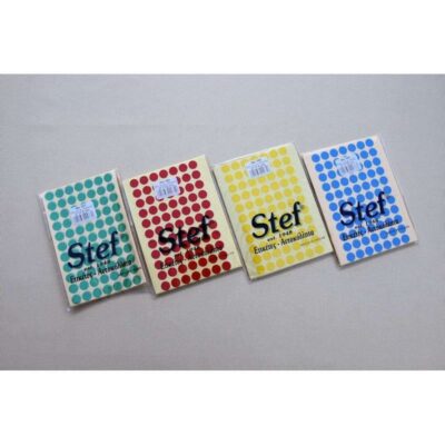 ΕΤΙΚΕΤΕΣ ΑΥΤΟΚΟΛΛΗΤΕΣ ΚΟΡΥΔΑΛΛΟΣ 19mm ΚΙΤΡΙΝΟ (107)