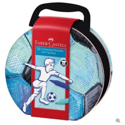 ΜΑΡΚΑΔΟΡΟΙ FABER-CASTELL (33 τμχ) CONNECTOR ΣΕ ΤΣΑΝΤΑ SOCCER (155538)