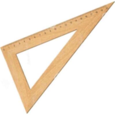 ΤΡΙΓΩΝΟ ΟΡΘΟΓΩΝΙΟ ΞΥΛΙΝΟ ΠΙΝΑΚΟΣ 50cm (198ΜΤ)