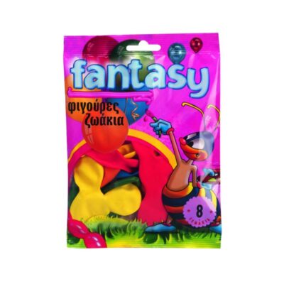 ΜΠΑΛΟΝΙΑ LION (8 τμχ) FANTASY ANIMALS (161018)