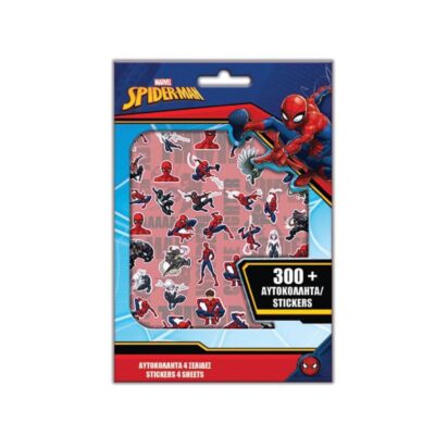 ΑΥΤΟΚΟΛΛΗΤΑ ΜΠΛΟΚ (300 τμχ) 14.5 Χ 21.5 SPIDERMAN (508026)