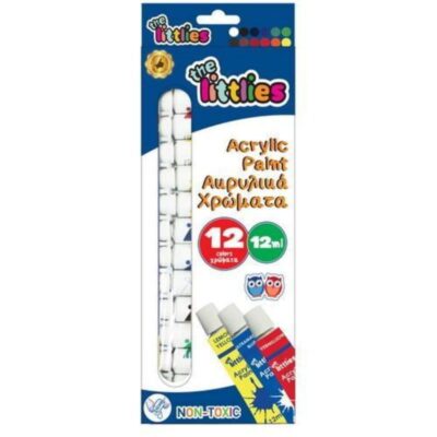 ΑΚΡΥΛΙΚΑ THE LITTLIES 12ml ΣΕΤ (12 τμχ) (646776)