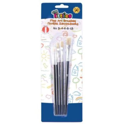 ΠΙΝΕΛΑ BRISTLE ΠΛΑΚΕ THE LITTLIES (5 τμχ) Νο 2-4-6-8-12 (646701)
