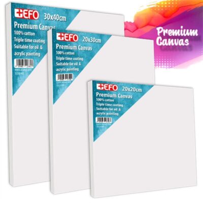 ΚΑΜΒΑΣ 18mm 15 X 15cm cotton 380gr