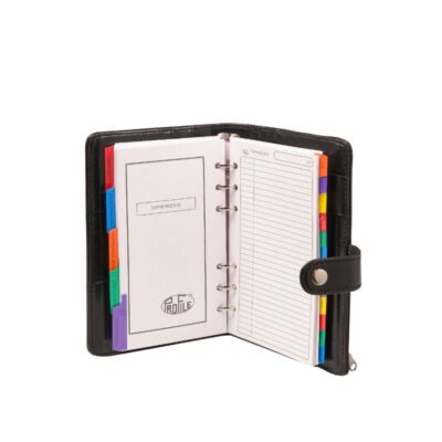 ΟΡΓΑΝΑΙΖΕΡ PROFILE 15Χ20 ΔΕΡΜΑΤΙΝΗ ΕΝΙΣΧΥΜΕΝΗ ΡΑΧΗ ΜΑΥΡΟ (7-1120)