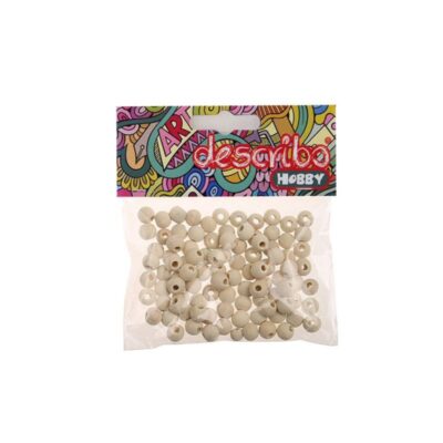 ΧΑΝΤΡΕΣ ΞΥΛΙΝΕΣ ΦΥΣΙΚΟ ΧΡΩΜΑ 10mm (80 τμχ) (DES-0058)