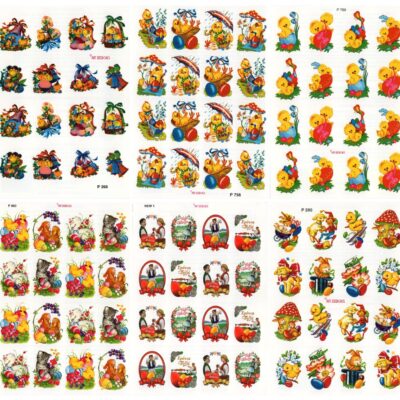 ΠΑΣΧΑΛΙΝΕΣ ΧΑΛΚΟΜΑΝΙΕΣ ΝΕΡΟΥ ΓΙΑ ΑΥΓΑ ΣΕΤ 10 ΤΕΜ B