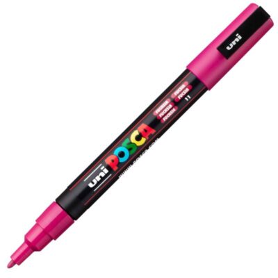 ΜΑΡΚΑΔΟΡΟΣ UNI BALL POSCA PC- 3M 0.9 - 1.3mm FUCSIA