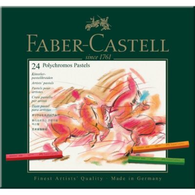 ΚΗΡΟΜΠΟΓΙΕΣ FABER-CASTELL PASTELS POLYCHROMOS (24 τμχ) ΚΑΣΕΤΙΝΑ (128524)