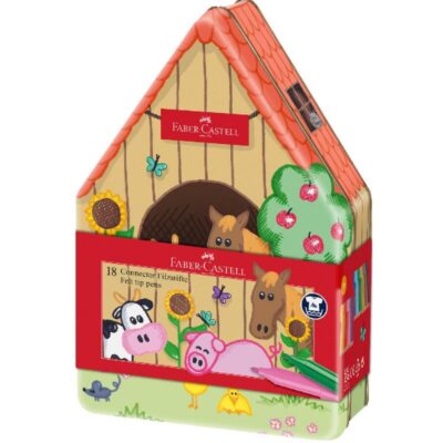 ΜΑΡΚΑΔΟΡΟΙ FABER-CASTELL (18 τμχ) CONNECTOR ΦΑΡΜΑ (155539)