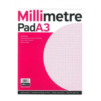 ΜΠΛΟΚ ΜΙΛΙΜΕΤΡΕ Α3 50 ΦΥΛ. ΜΕ ΑΡΙΘΜΗΣΗ