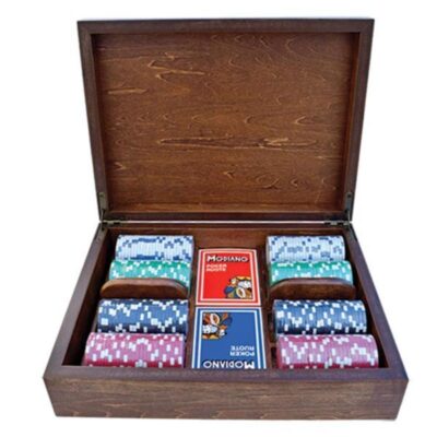 ΚΟΥΤΙ ΞΥΛΙΝΟ RADICA ΜΕ 200 ΜΑΡΚΕΣ 11.5gr & 2 ΤΡΑΠΟΥΛΕΣ MODIANO (86.04.415)