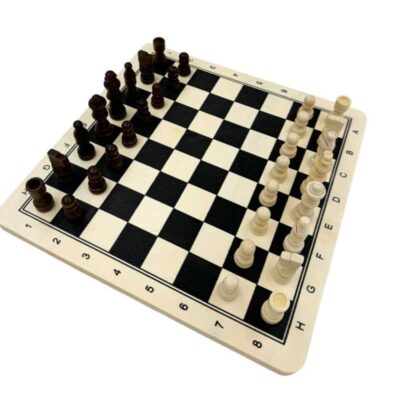 ΣΚΑΚΙ ΞΥΛΙΝΟ ΣΕΤ 29.5 Χ 29.5 Χ 4.5cm (86.07.013)