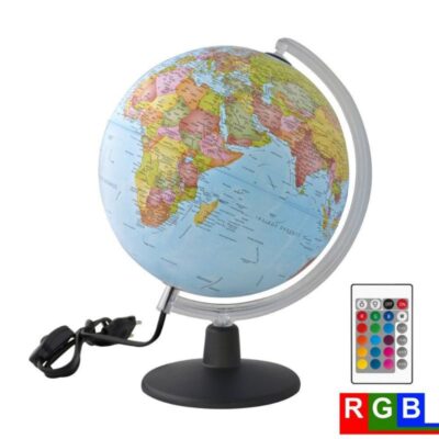 ΥΔΡΟΓΕΙΟΣ GLOBAL LUMINOSO 30cm ΜΕ ΦΩΣ RGB ΤΗΛΕΧΕΙΡΙΣΤΗΡΙΟ