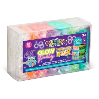 RAINBOW LOOM CDL GLOW PARTY-TREASURE BOX (B0349)