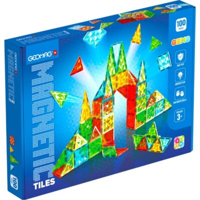 GEOMAG MAGNETIC TILES GEMS 100 τμχ (PF.224.104.00)