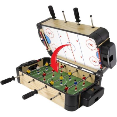 ΞΥΛΙΝΟ ΠΟΔΟΣΦΑΙΡΑΚΙ & AIR HOCKEY TABLETOP 2 IN 1 MAM (MA3150BH)