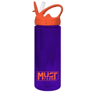 ΠΑΓΟΥΡΙ MUST TEAM ΠΛΑΣΤΙΚΟ 500ml ΜΕ ΚΑΛΑΜΑΚΙ 6.5 X 21.5cm ΜΠΛΕ (586435)