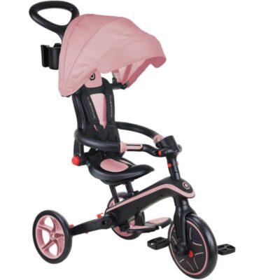 ΤΡΙΚΥΚΛΟ GLOBBER TRIKE EXPLORER FOLDABLE 4 IN 1 PASTEL PINK (732-210)