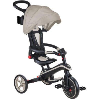 ΤΡΙΚΥΚΛΟ GLOBBER TRIKE EXPLORER FOLDABLE 4 IN 1 TAUPE (732-466)